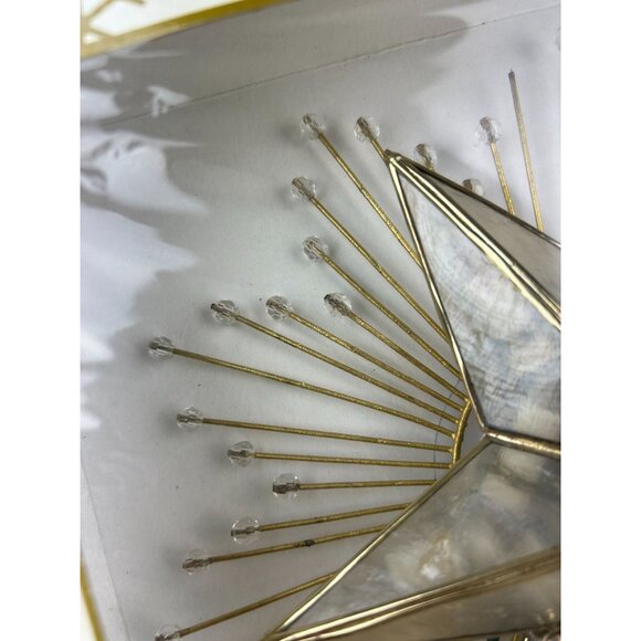 Kurt Adler Illuminated Christmas Tree Star Topper Winter Wonderfland Starburst - Picture 16 of 16